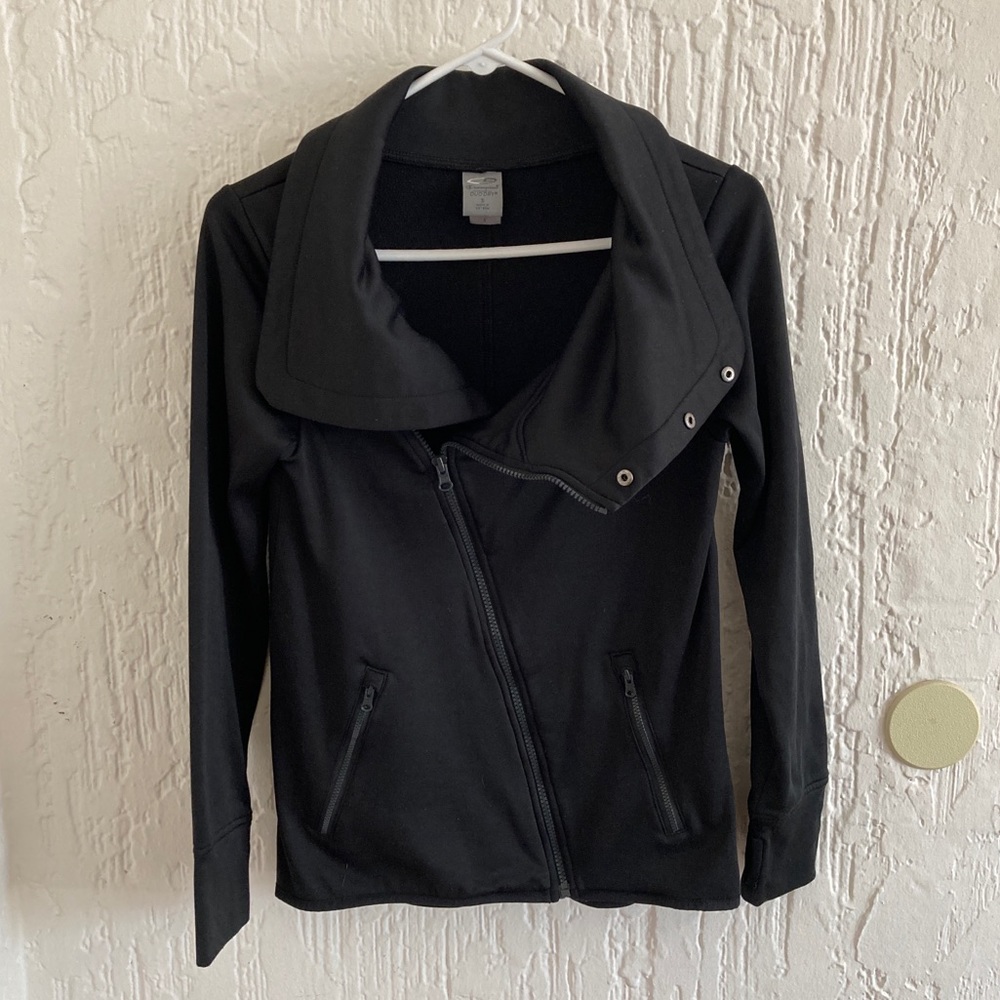 Champion Black Moto Jacket Size Small